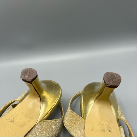 Mortises Tootsies Collection Shimmer Gold Sandals - Picture 6 of 7